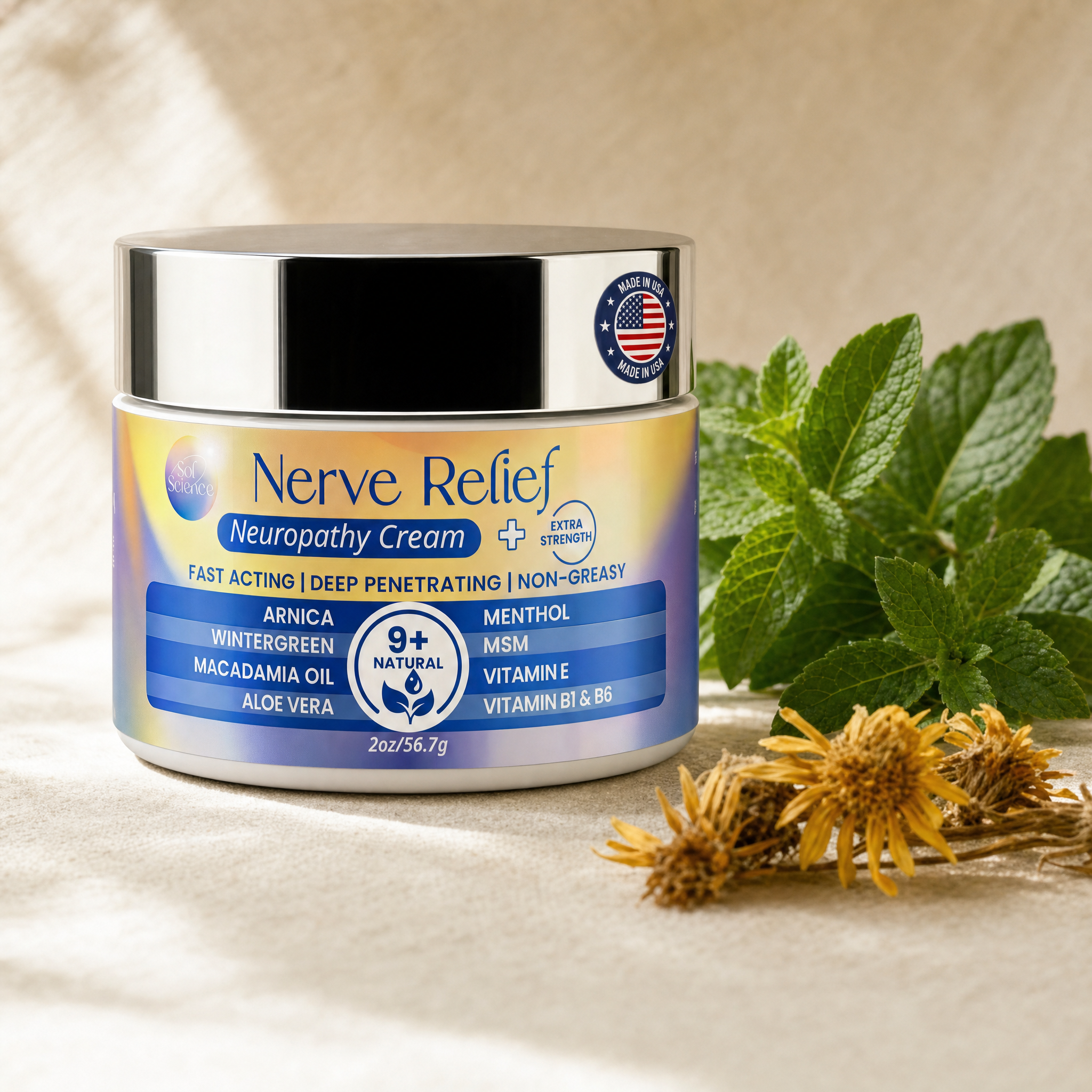 SolScience Nerve Pain Relief Cream